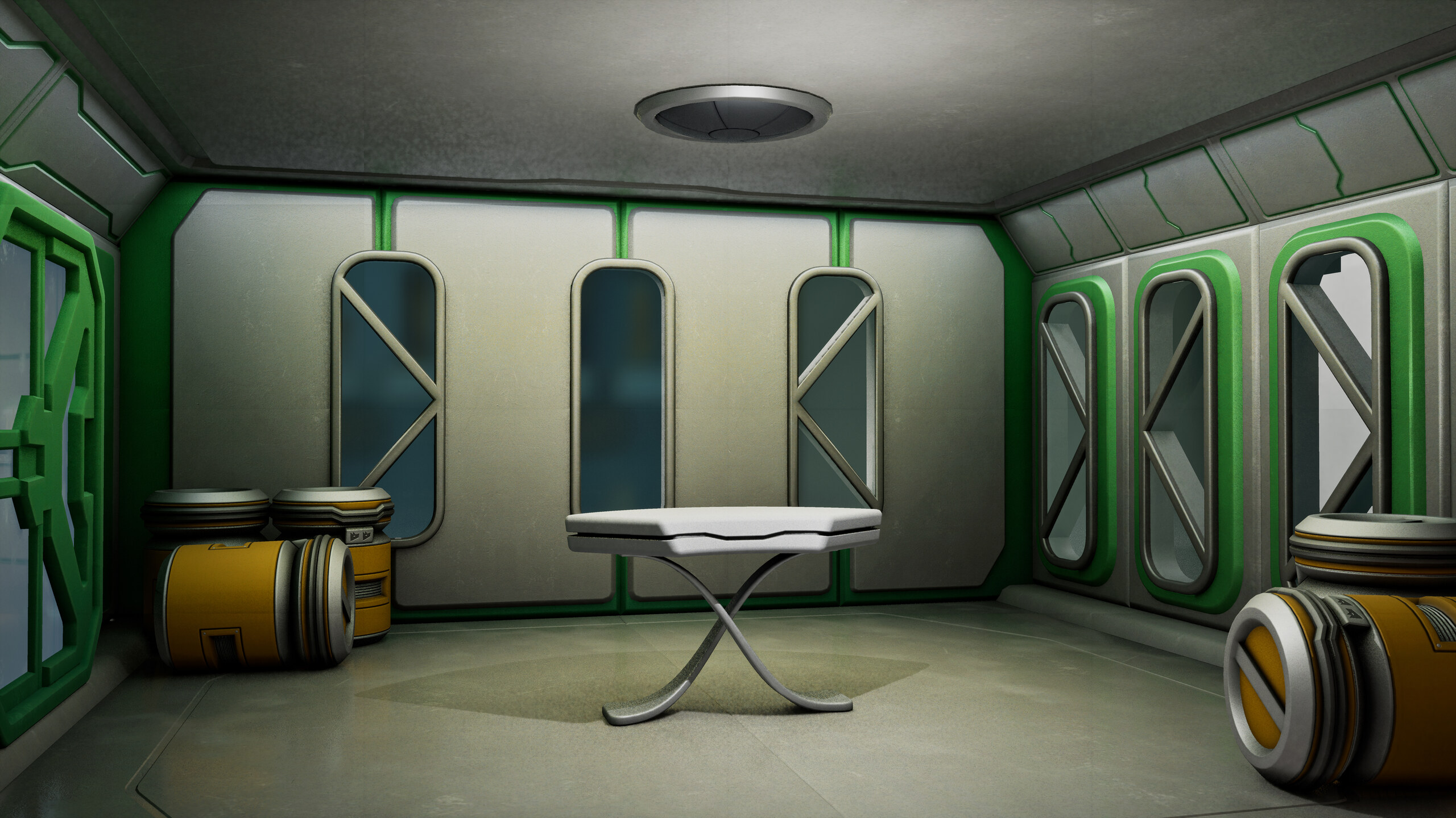Magic Labs VR — biology classroom interior with plant samples