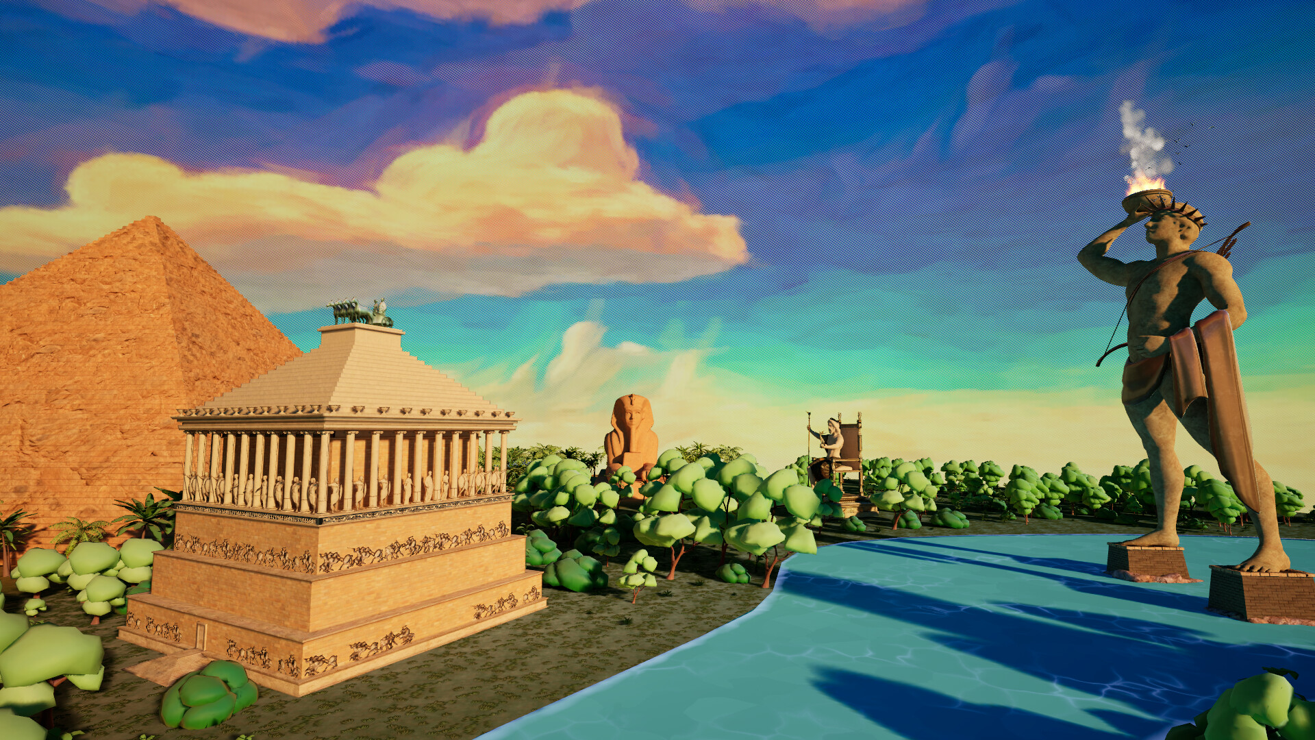 Windows To Infinity VR — haunted mansion world at night