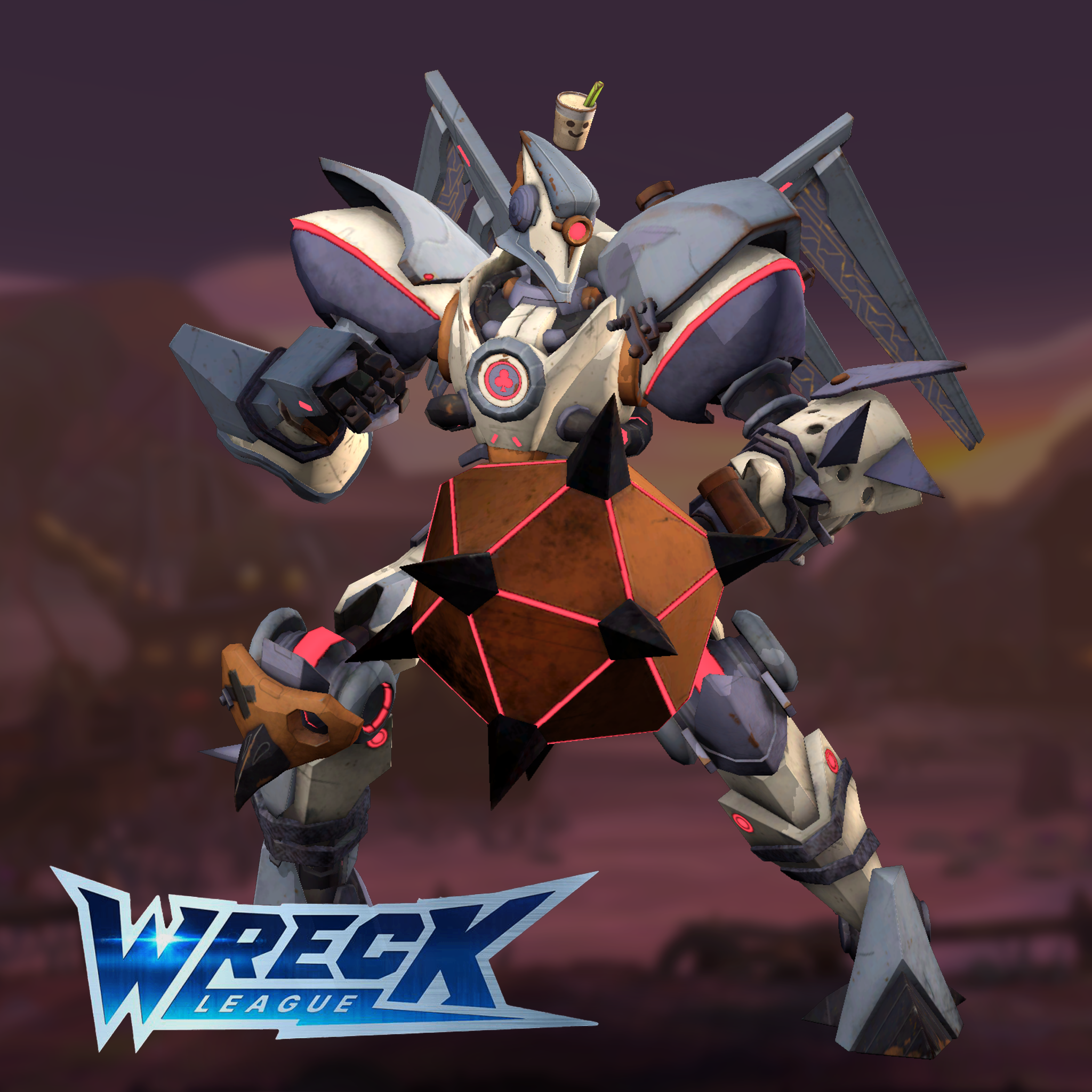 Wreck League — hero character art